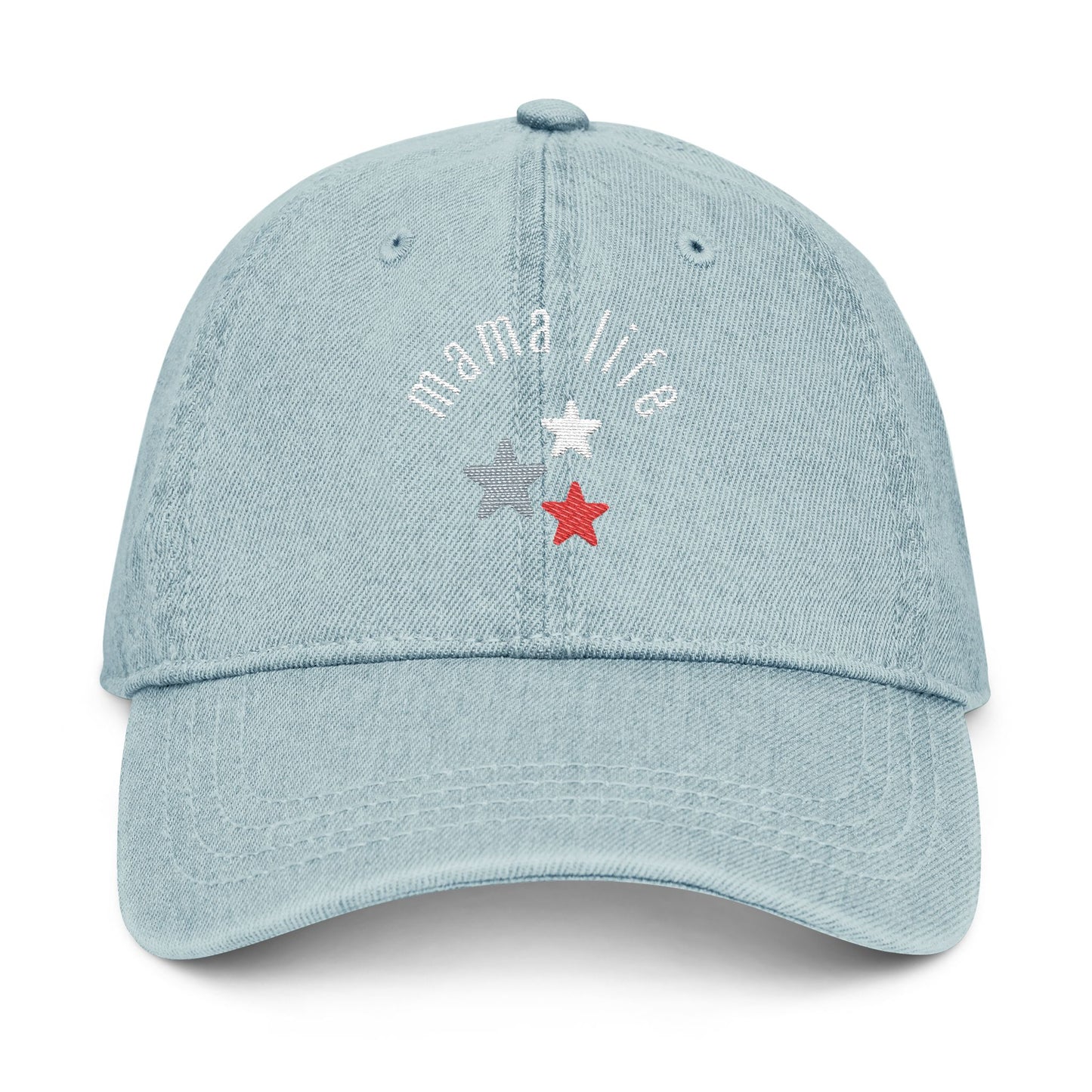 Embroidered Baseball Cap - Mama Life Patriotic Hat
