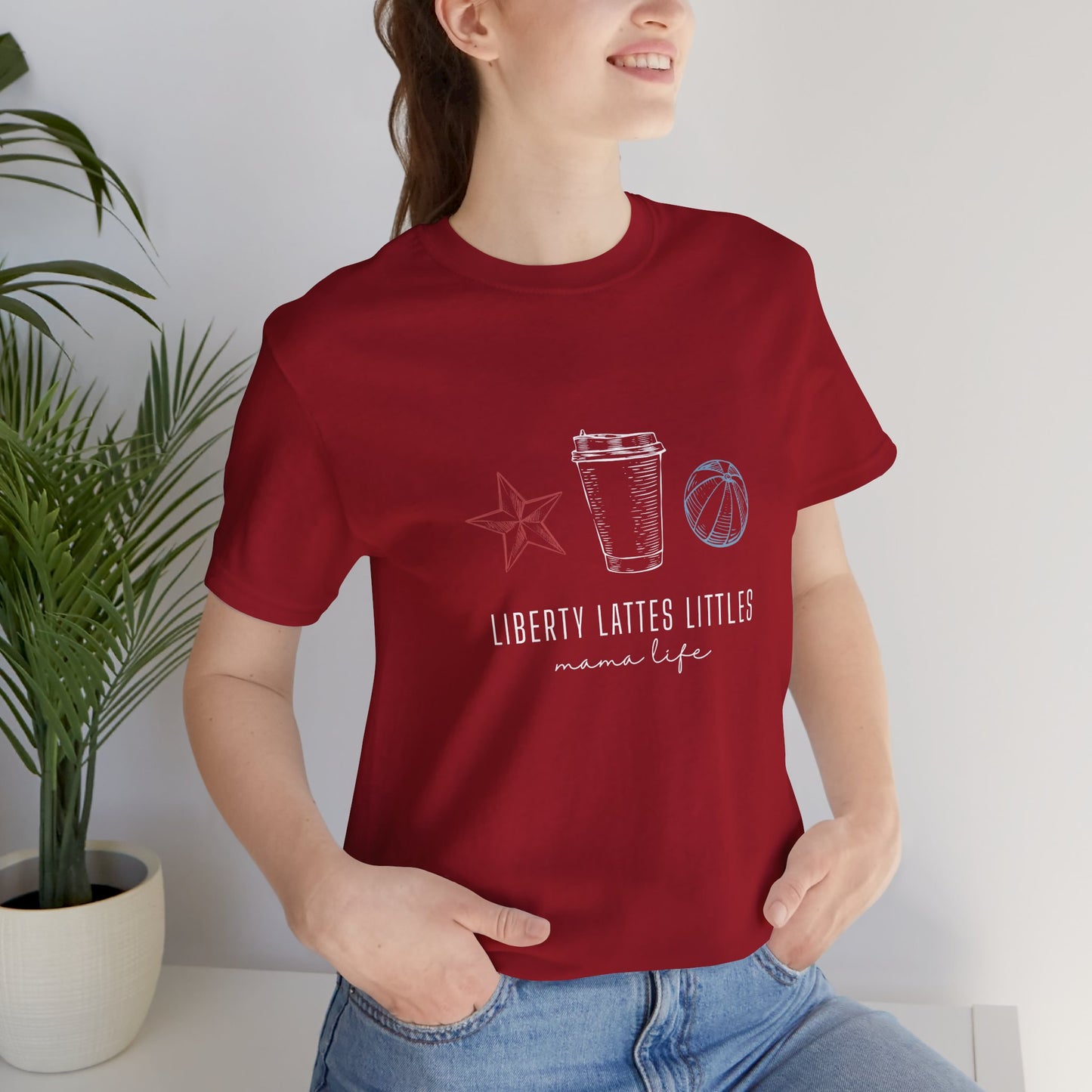 Mama Life Tee - Liberty, Lattes, and Littles Unisex Shirt