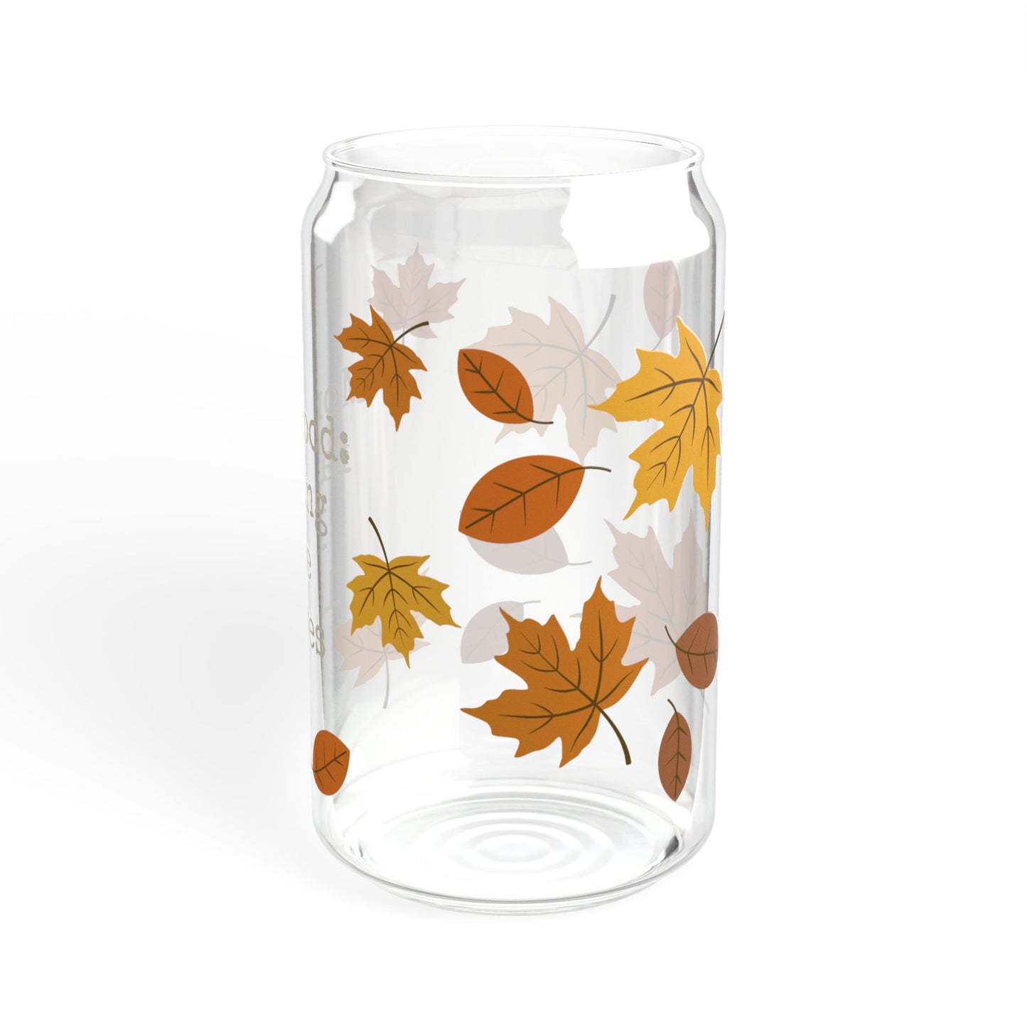 Glass Tumbler - Fall Mom Mood