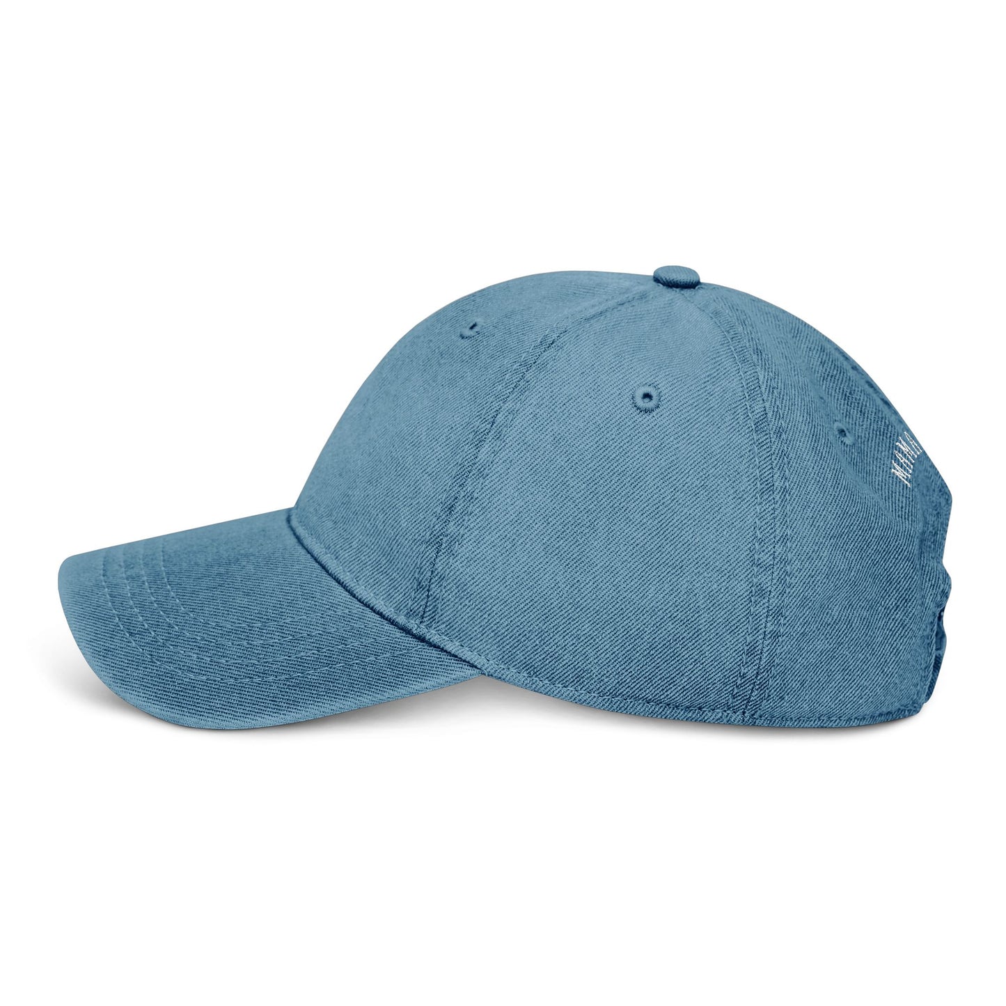 Embroidered Denim Hat - Mama Life with Patriotic Star