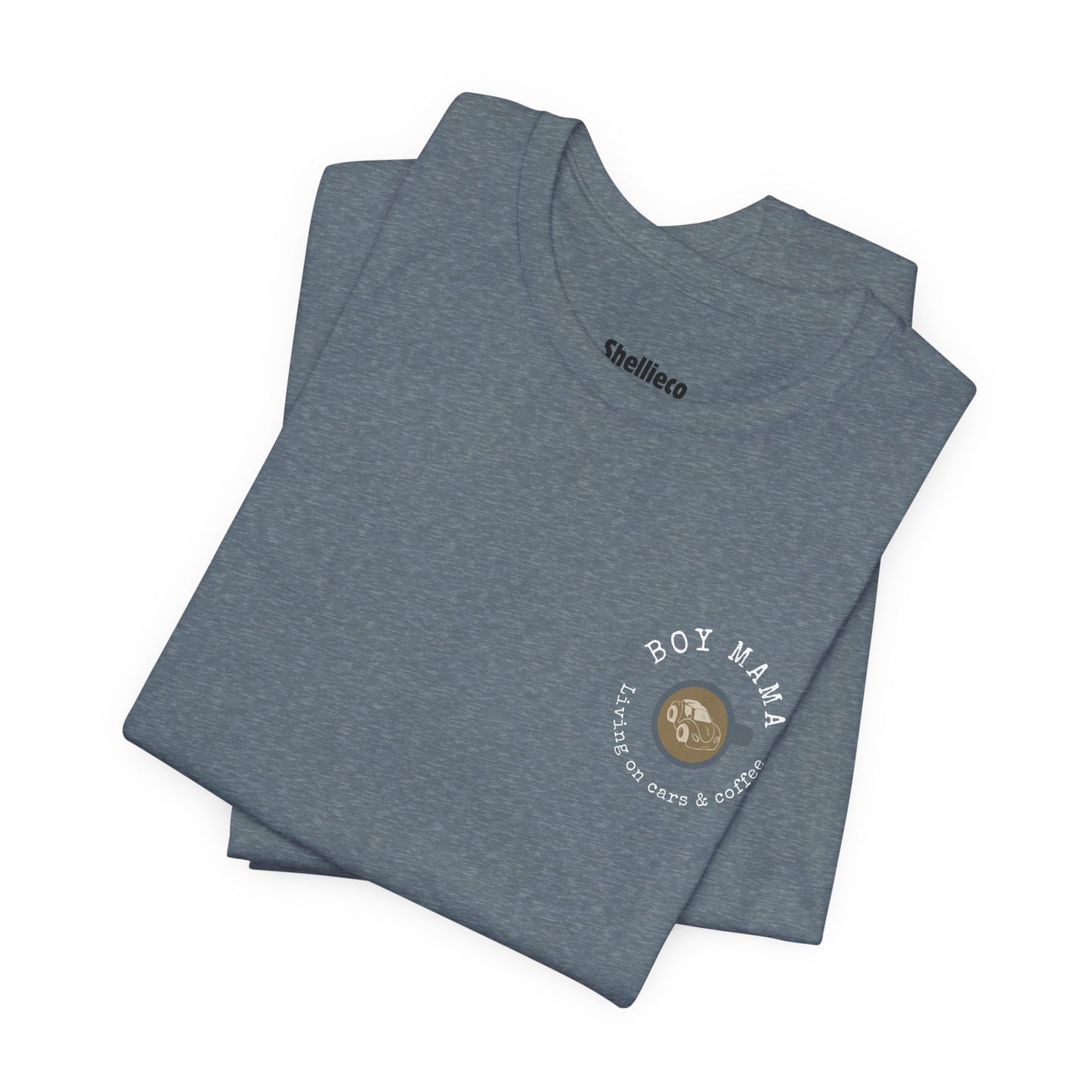 Boy Mama Unisex Tee - Living on Coffee and Cars