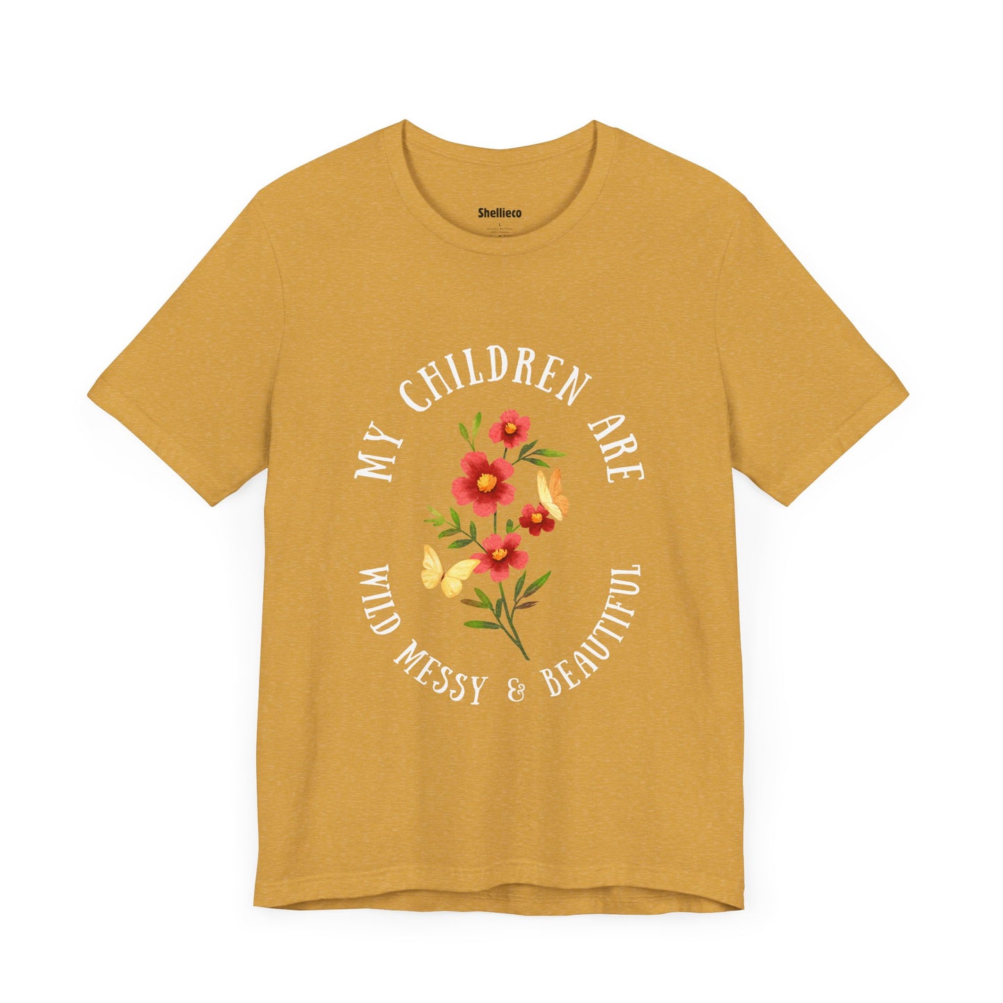 Wild Messy Beautiful Tee Shirt - Unisex Jersey Short Sleeve