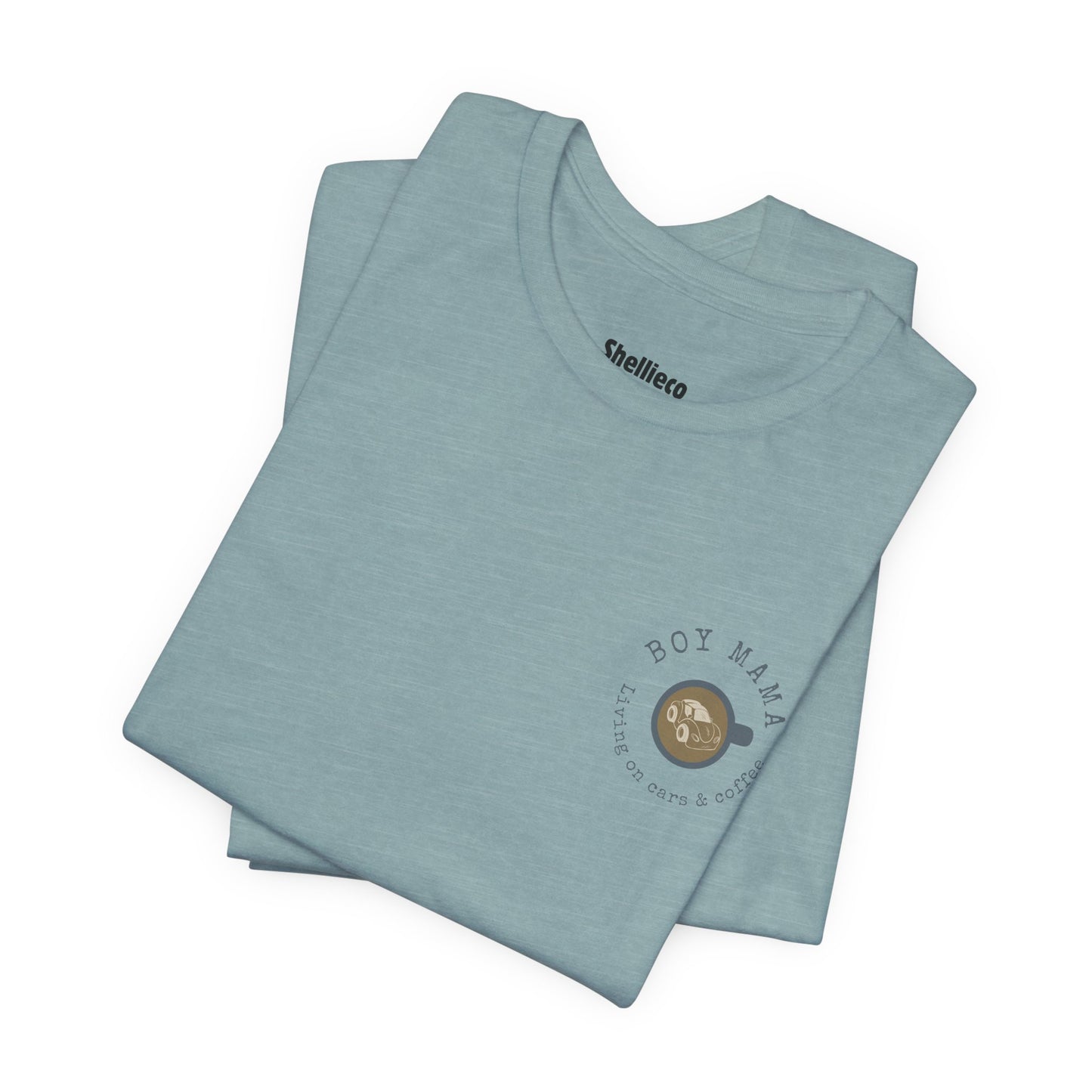 Boy Mama Unisex Tee - Living on Coffee and Cars