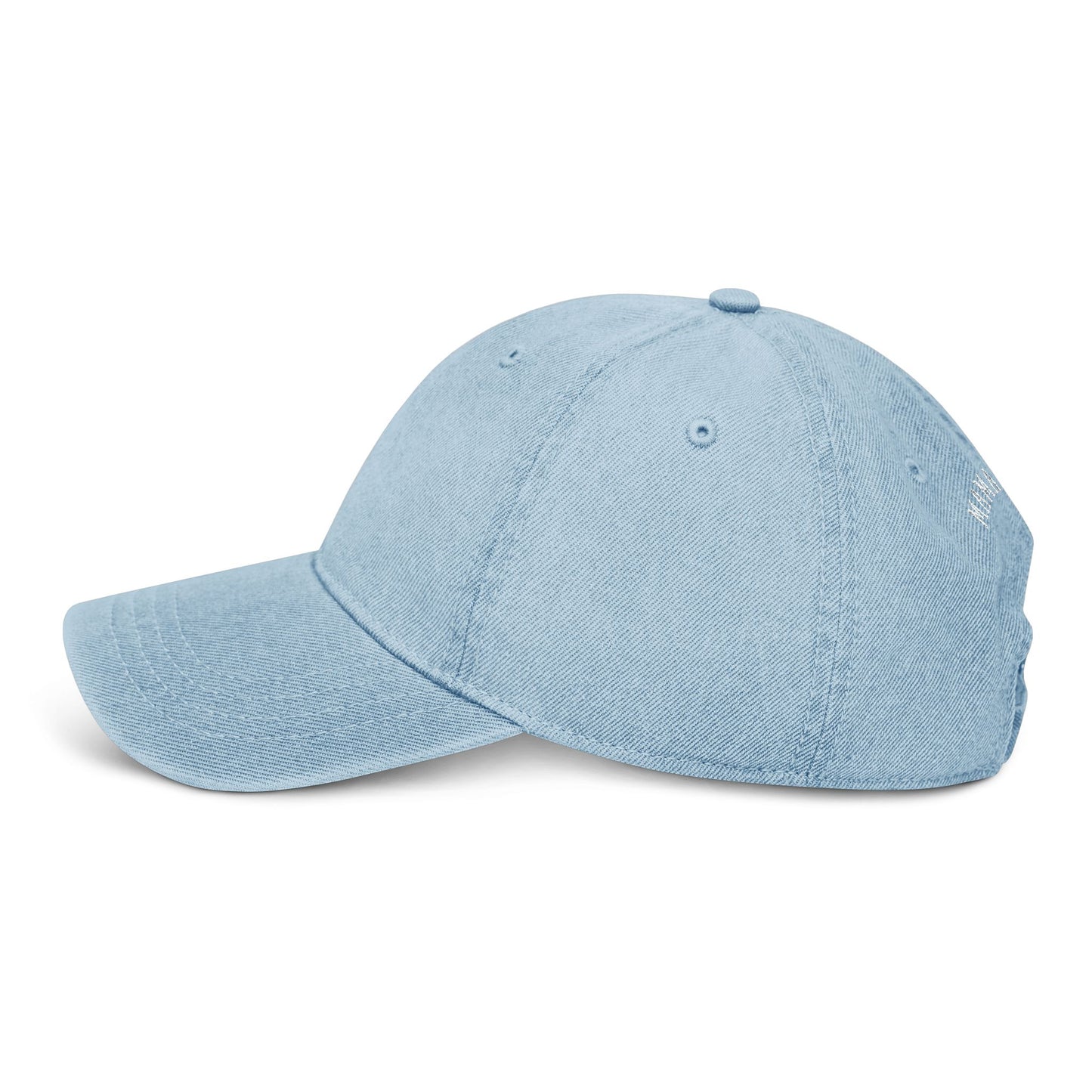 Embroidered Denim Hat - Mama Life with Patriotic Star