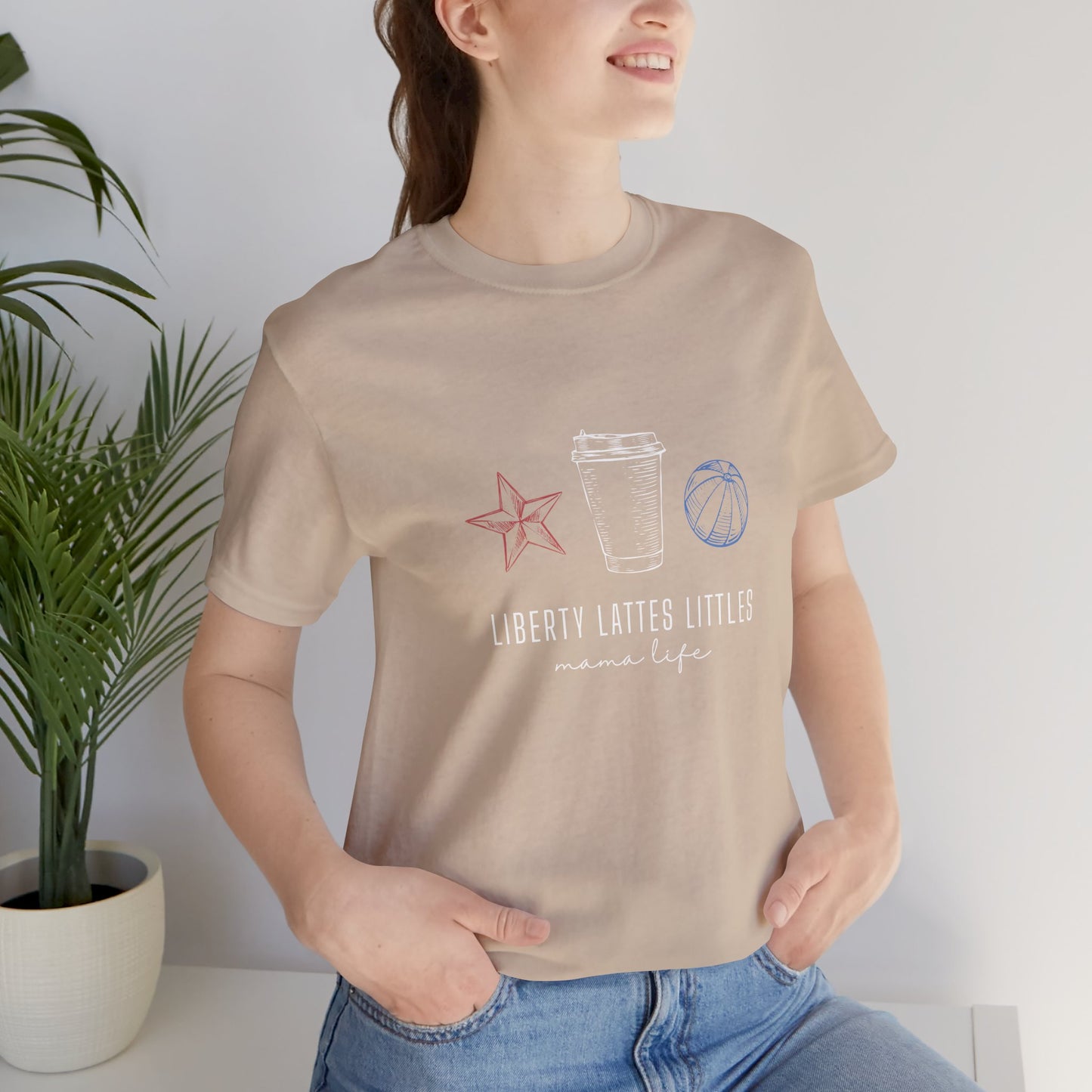 Mama Life Tee - Liberty, Lattes, and Littles Unisex Shirt
