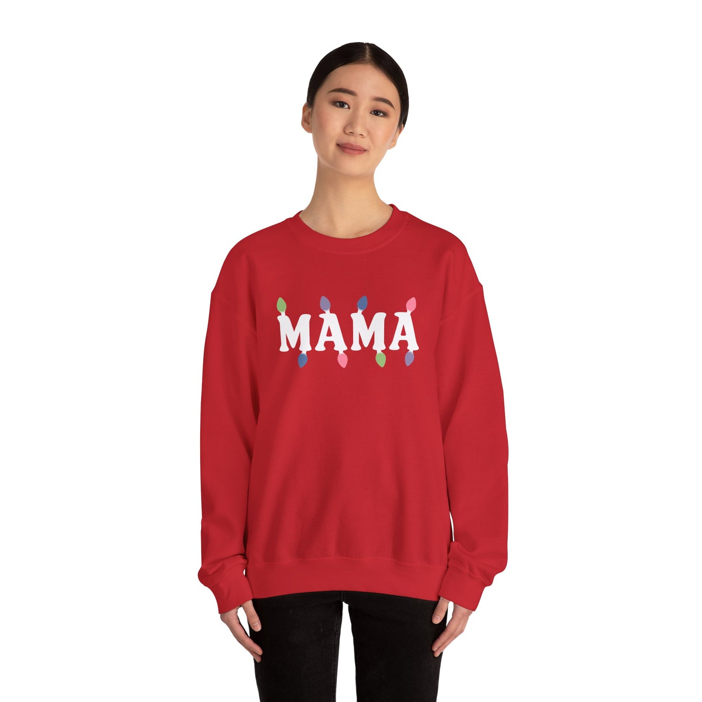 Mama Christmas Light Sweatshirt - Unisex