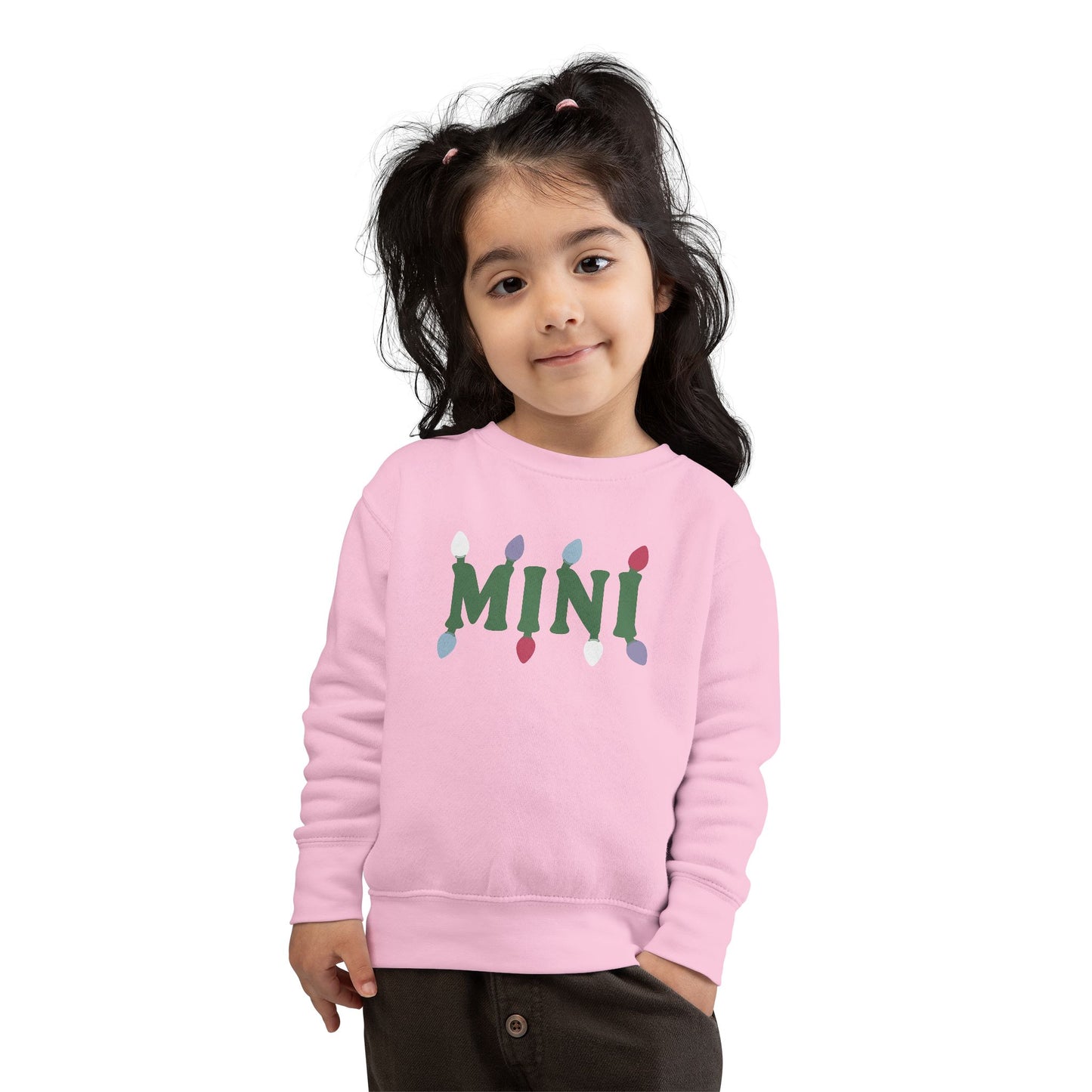 Toddler Sweatshirt — Mini Christmas Vibes