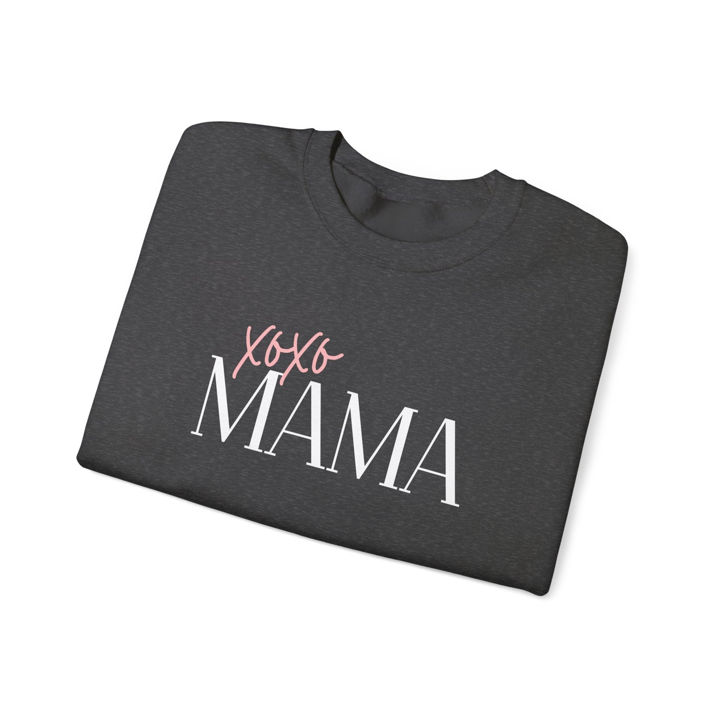 Xoxo Mama Crewneck Sweatshirt — Cozy Sweatshirt for Moms