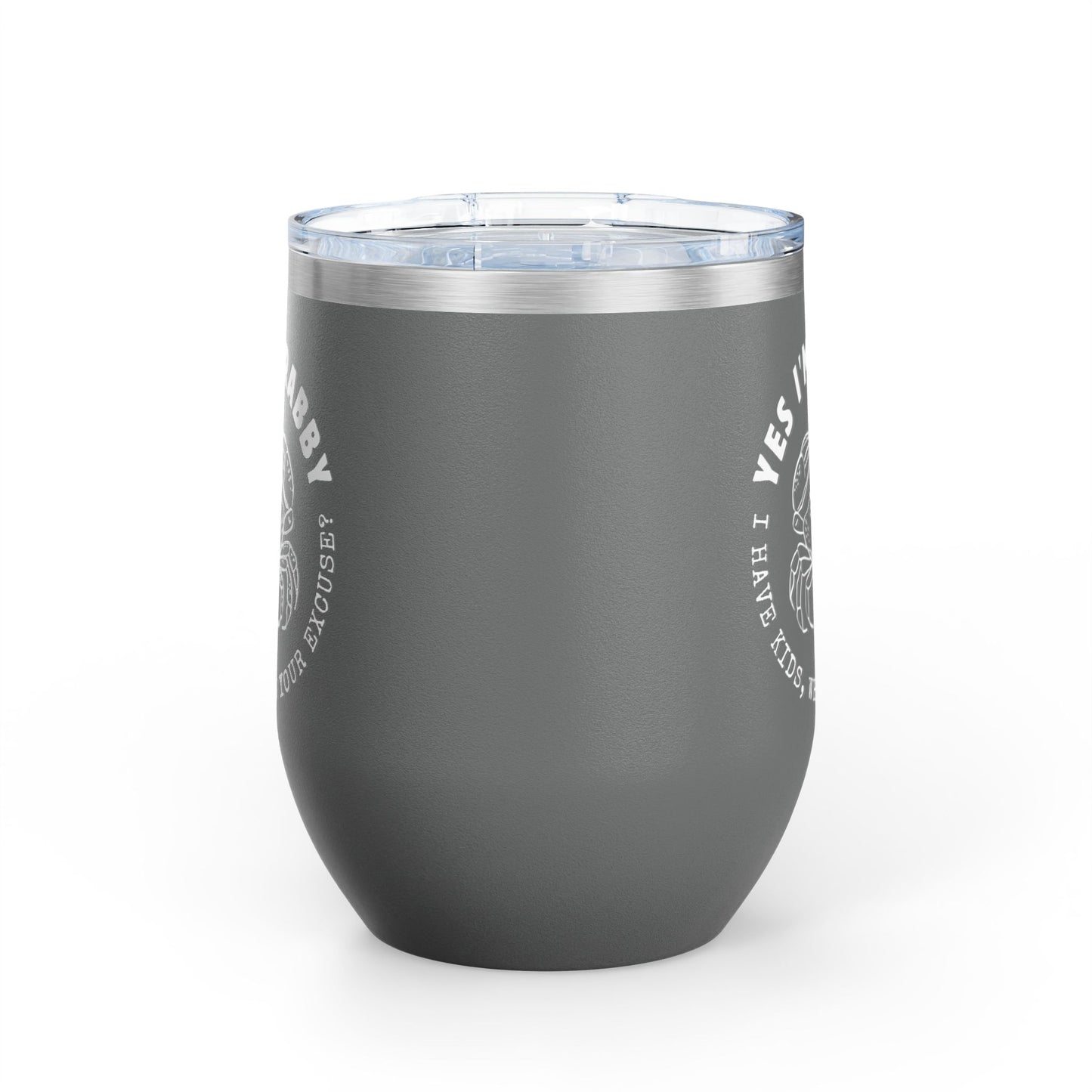 Wine Tumbler - Crabby Mama Needs Wine, 12oz