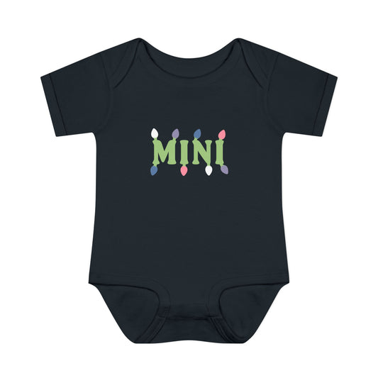 Infant Bodysuit — Mini Christmas Lights (Matches Mama Christmas Sweatshirt)