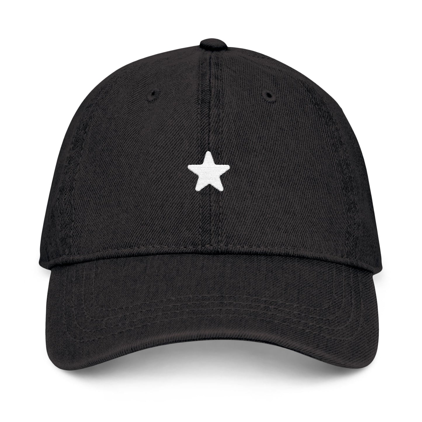 Embroidered Denim Hat - Mama Life with Patriotic Star