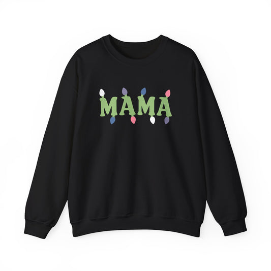 Mama Christmas Light Sweatshirt - Unisex
