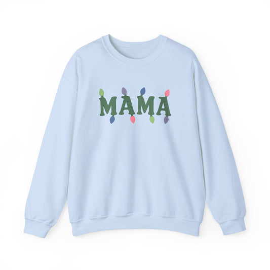 Mama Christmas Light Sweatshirt - Unisex