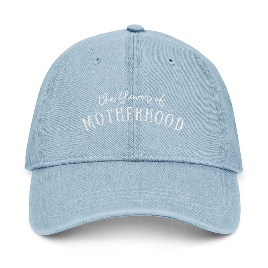 Embroidered Denim Hat - The Flavor of Motherhood