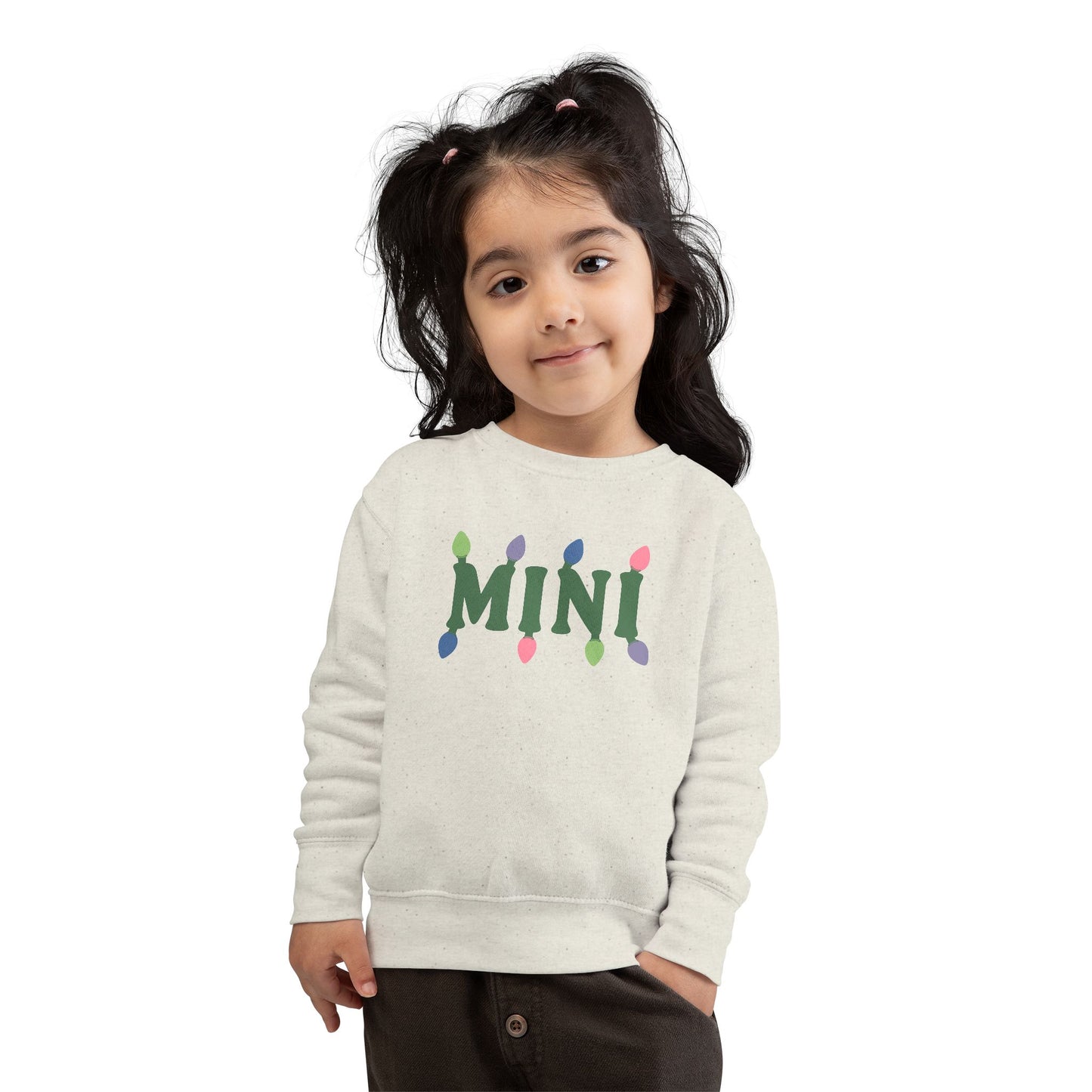 Toddler Sweatshirt — Mini Christmas Vibes
