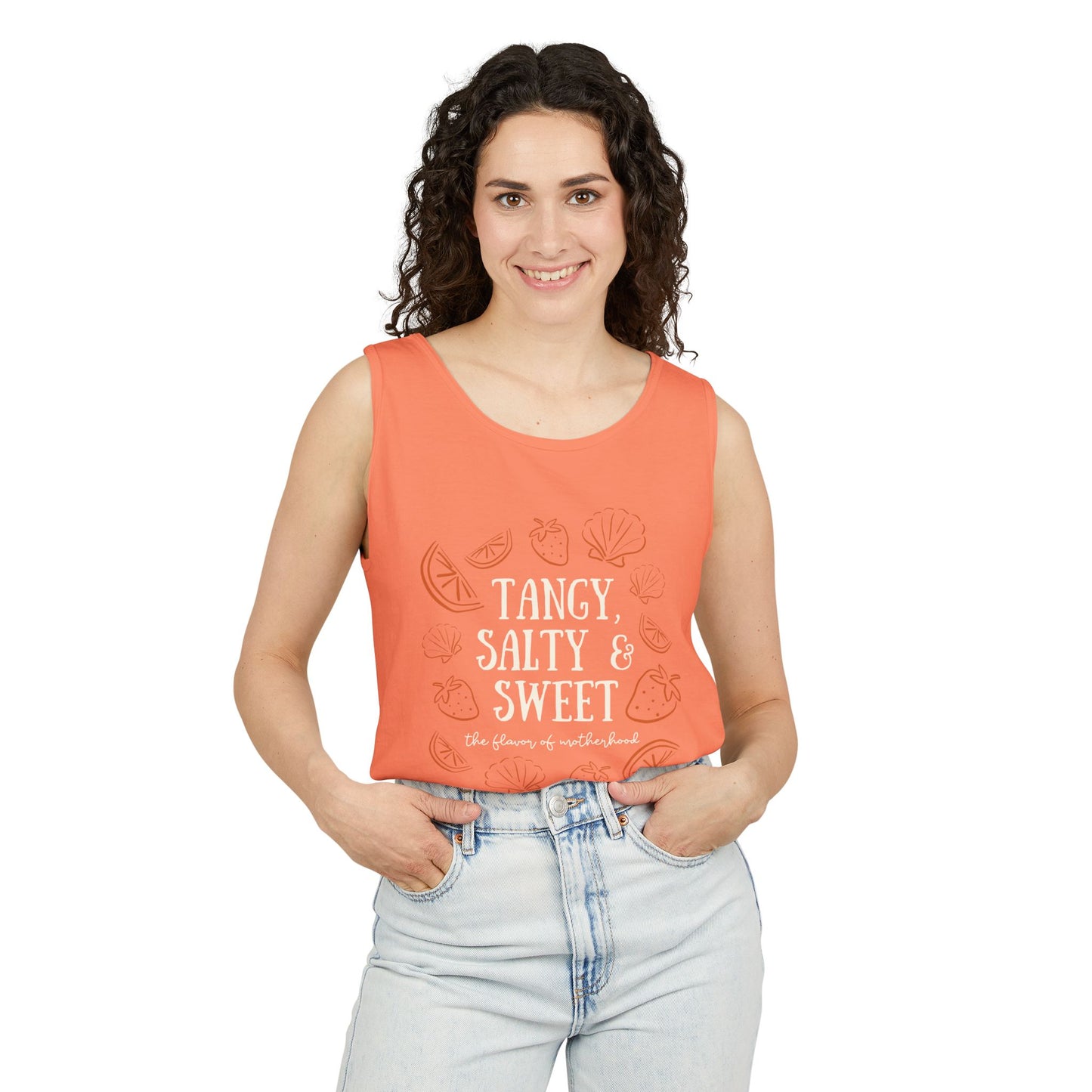 Mama Tank - Tangy, Salty, Sweet Unisex Garment-Dyed Tank Top