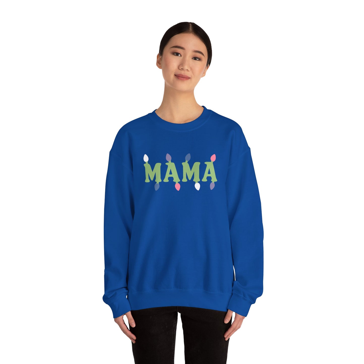 Mama Christmas Light Sweatshirt - Unisex