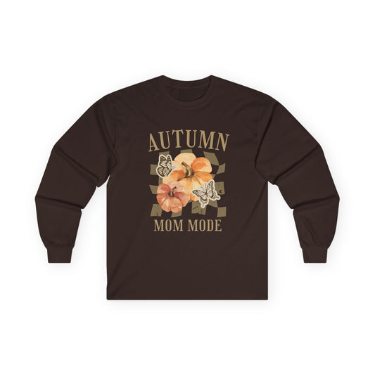 Long Sleeve Tee - Autumn Mom Mode - Comfy Unisex Shirt