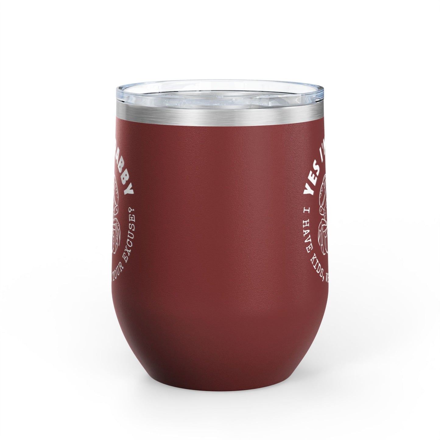 Wine Tumbler - Crabby Mama Needs Wine, 12oz