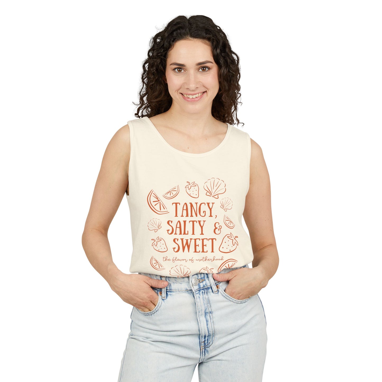 Mama Tank - Tangy, Salty, Sweet Unisex Garment-Dyed Tank Top