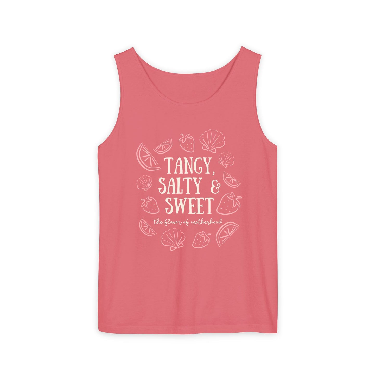Mama Tank - Tangy, Salty, Sweet Unisex Garment-Dyed Tank Top