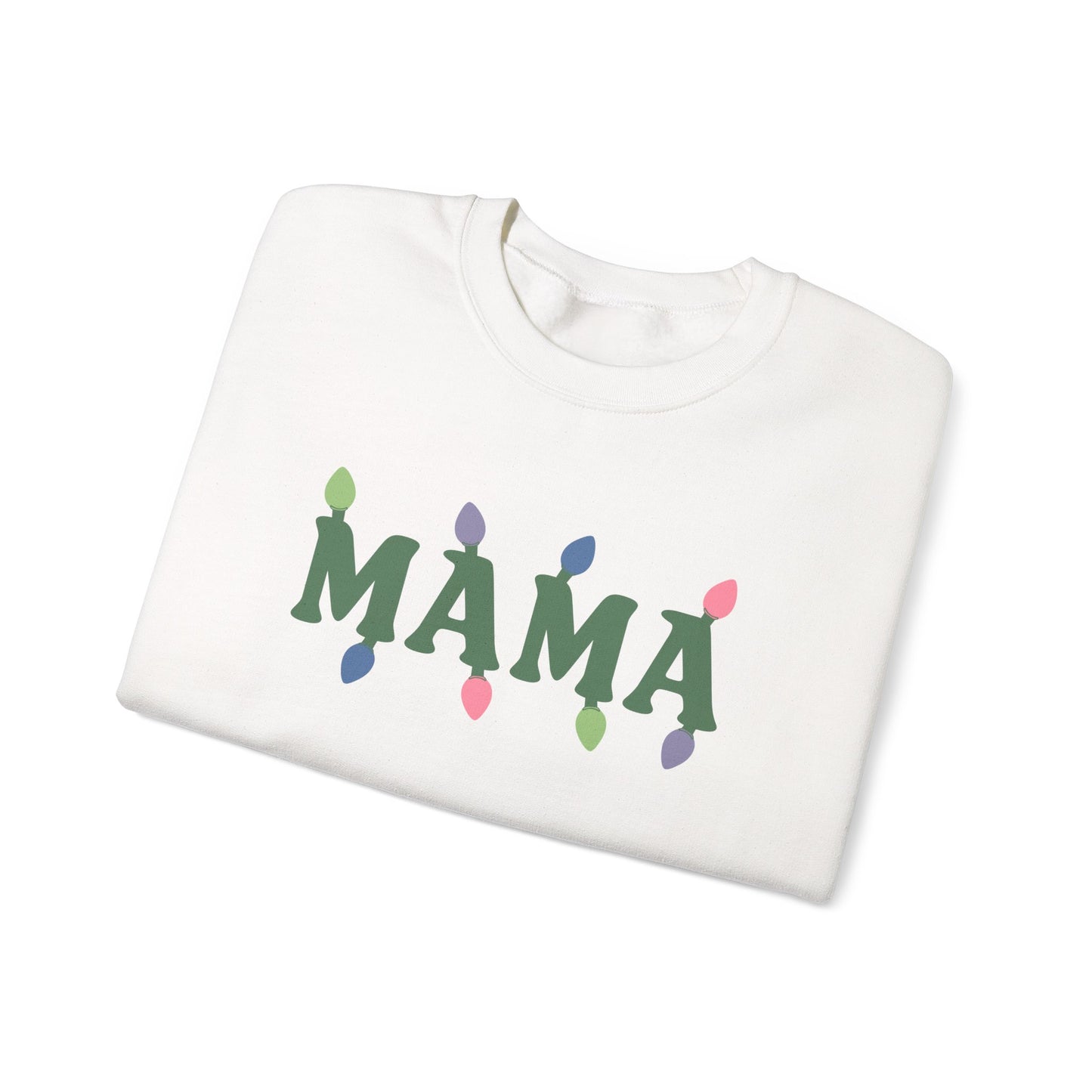 Mama Christmas Light Sweatshirt - Unisex