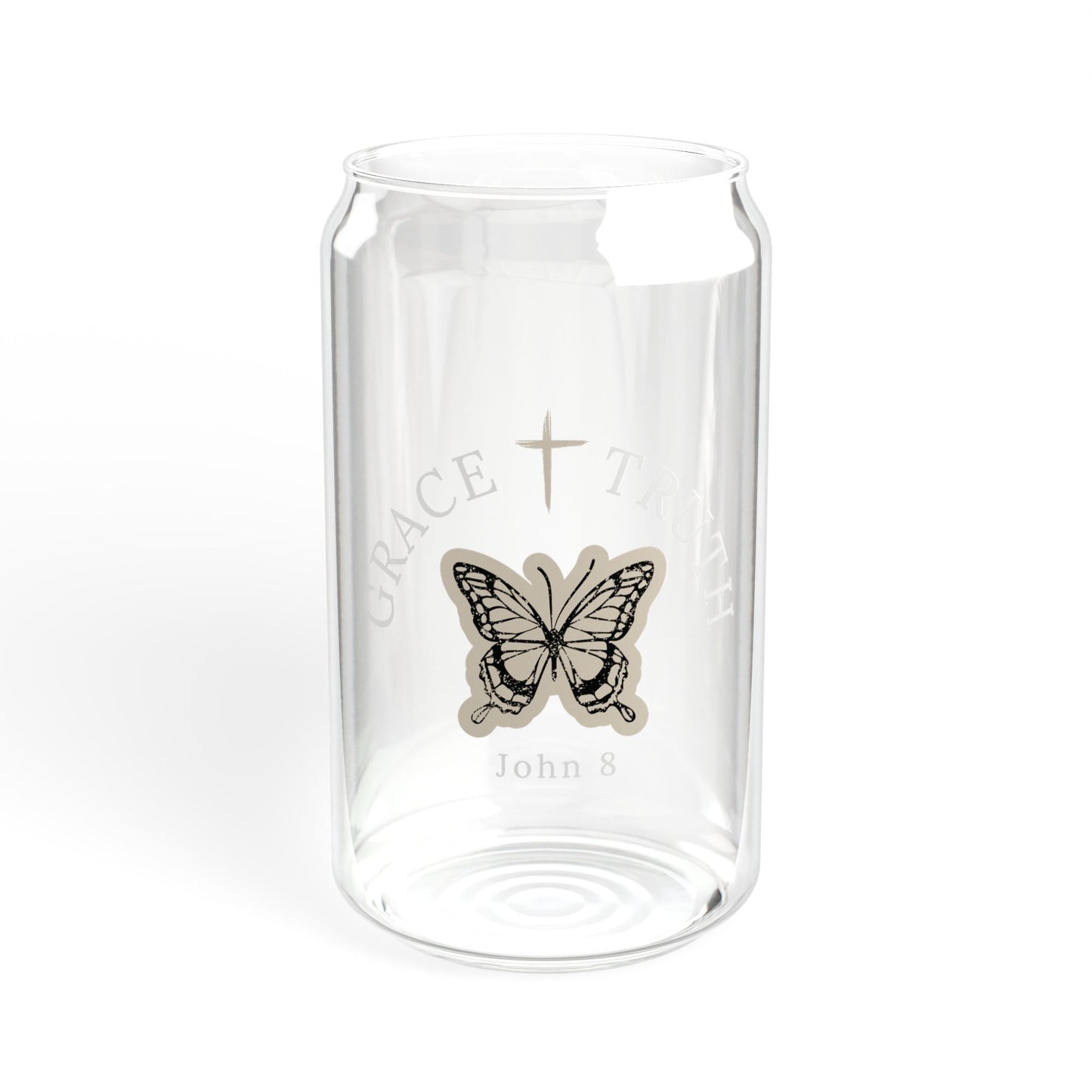 Grace + Truth Sipper Glass