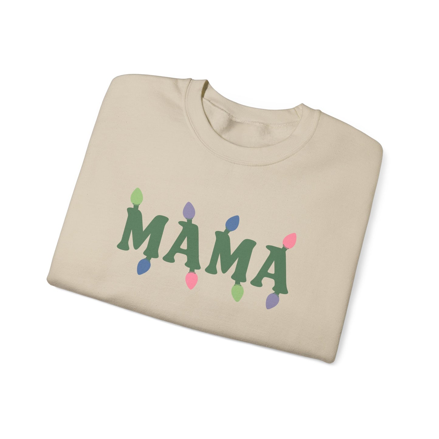 Mama Christmas Light Sweatshirt - Unisex