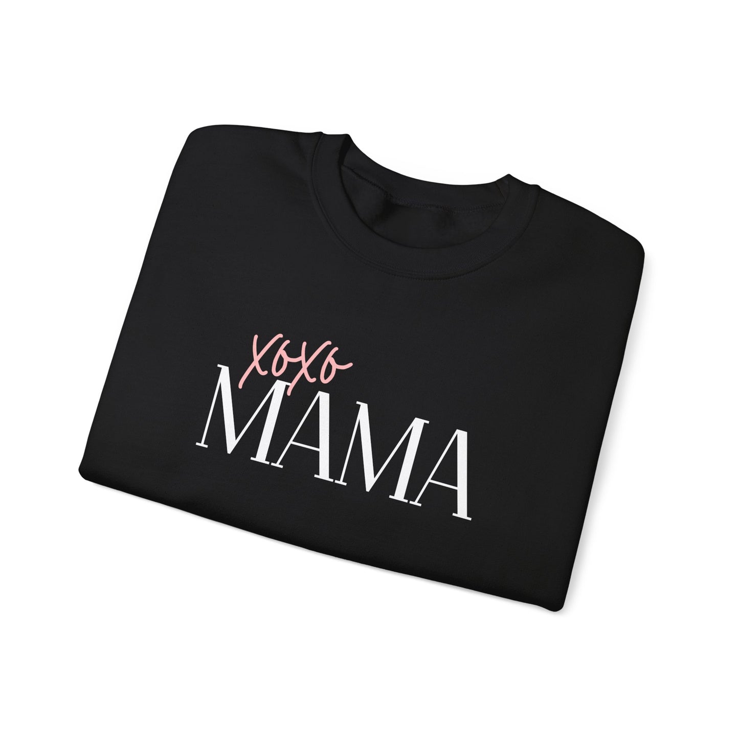 Xoxo Mama Crewneck Sweatshirt — Cozy Sweatshirt for Moms