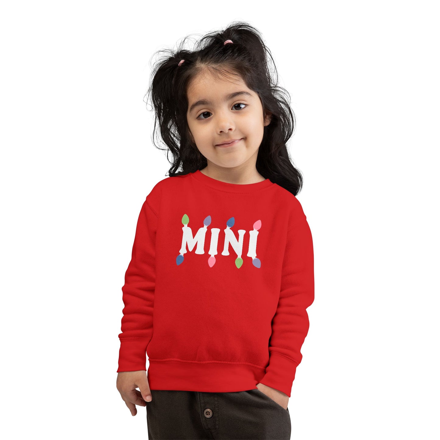 Toddler Sweatshirt — Mini Christmas Vibes