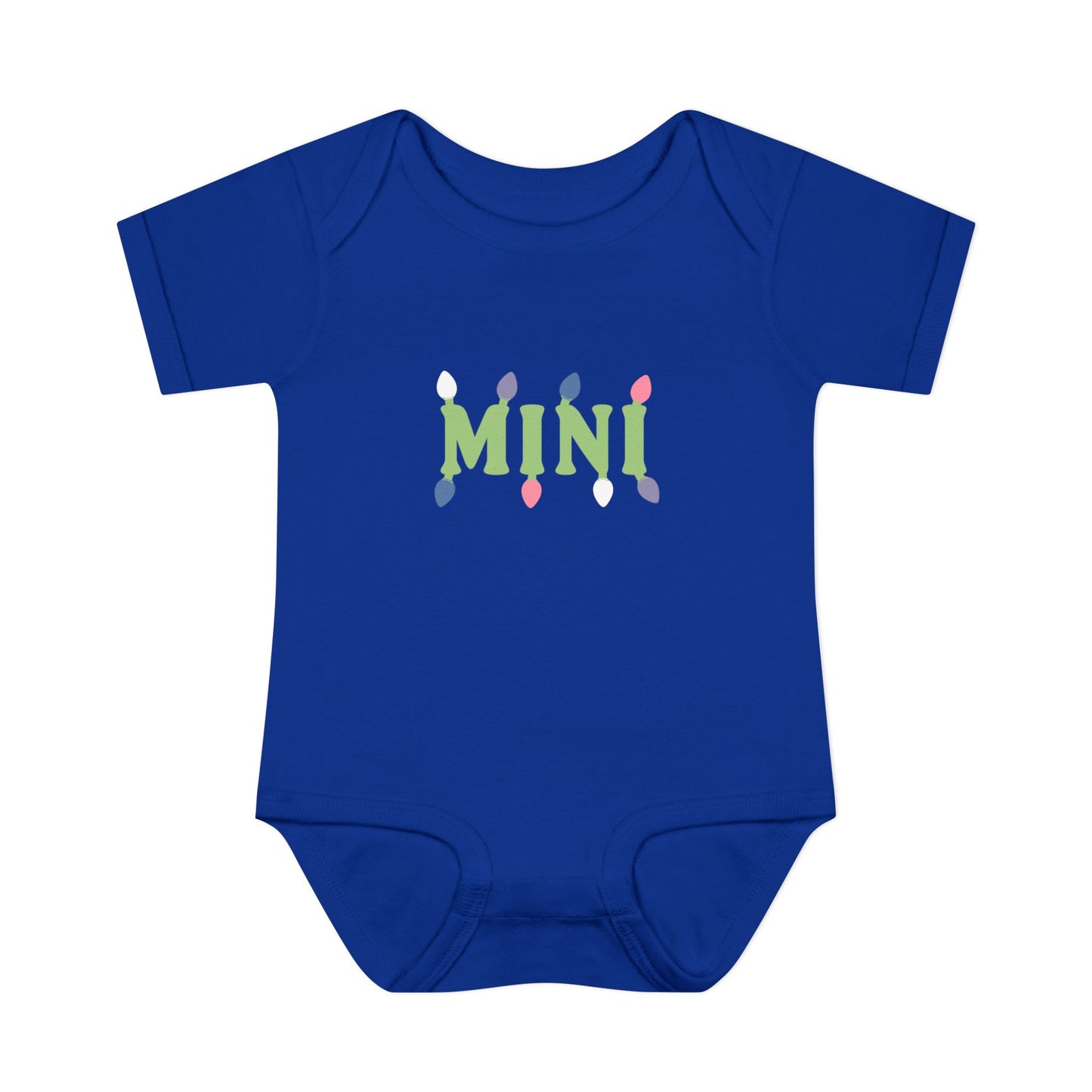 Infant Bodysuit — Mini Christmas Lights (Matches Mama Christmas Sweatshirt)