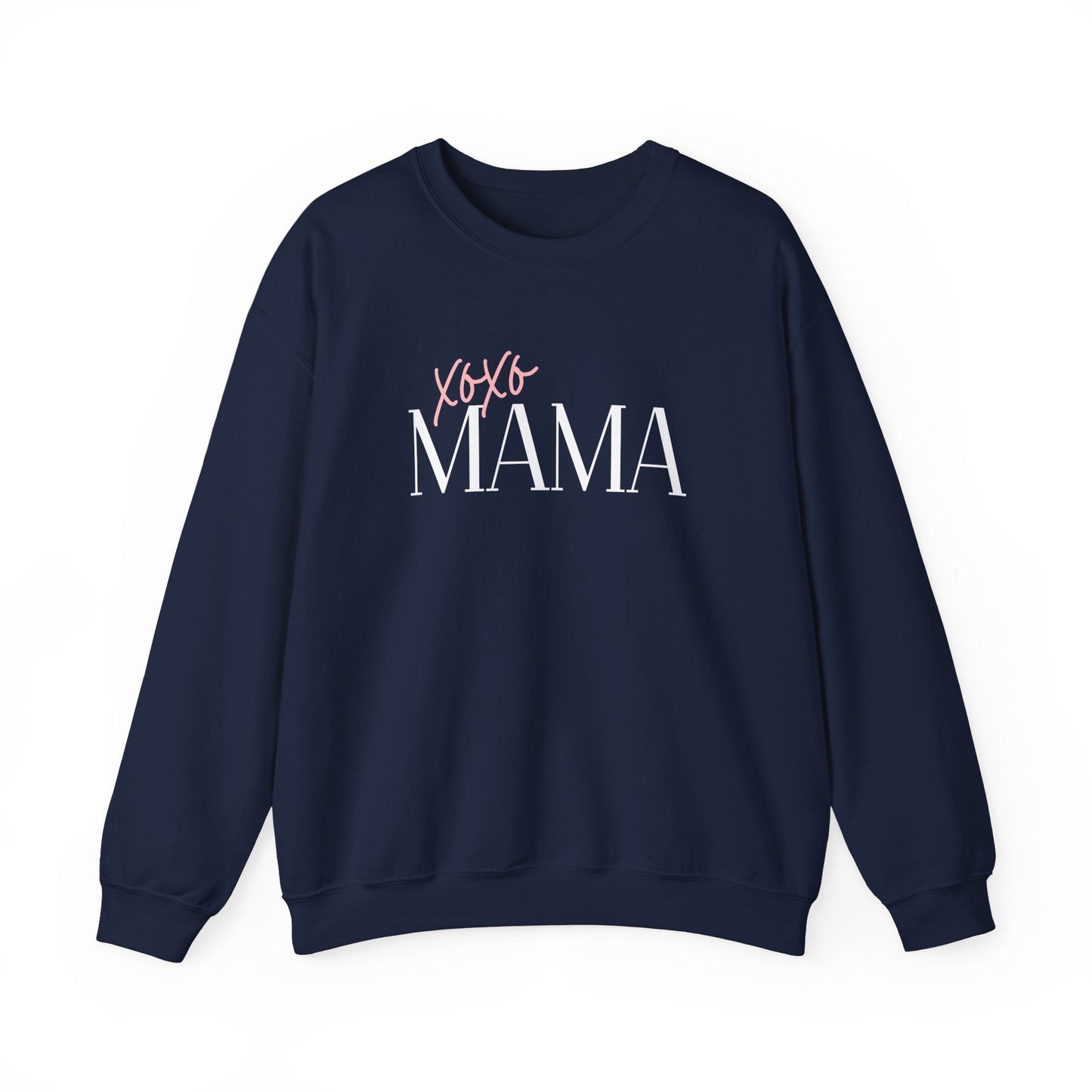 Xoxo Mama Crewneck Sweatshirt — Cozy Sweatshirt for Moms