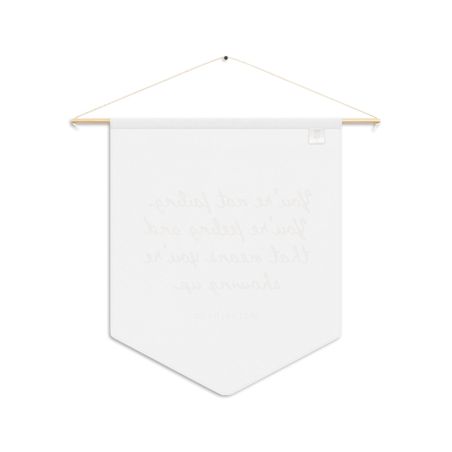 Pennant Wall Decor - Uplifting Motherhood Quote
