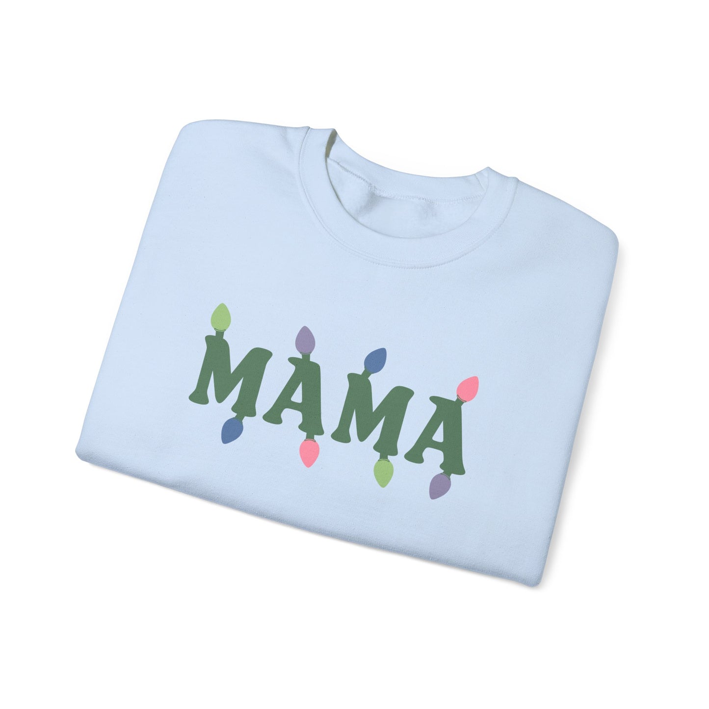 Mama Christmas Light Sweatshirt - Unisex