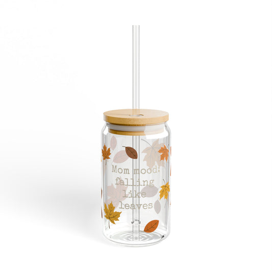 Glass Tumbler - Fall Mom Mood