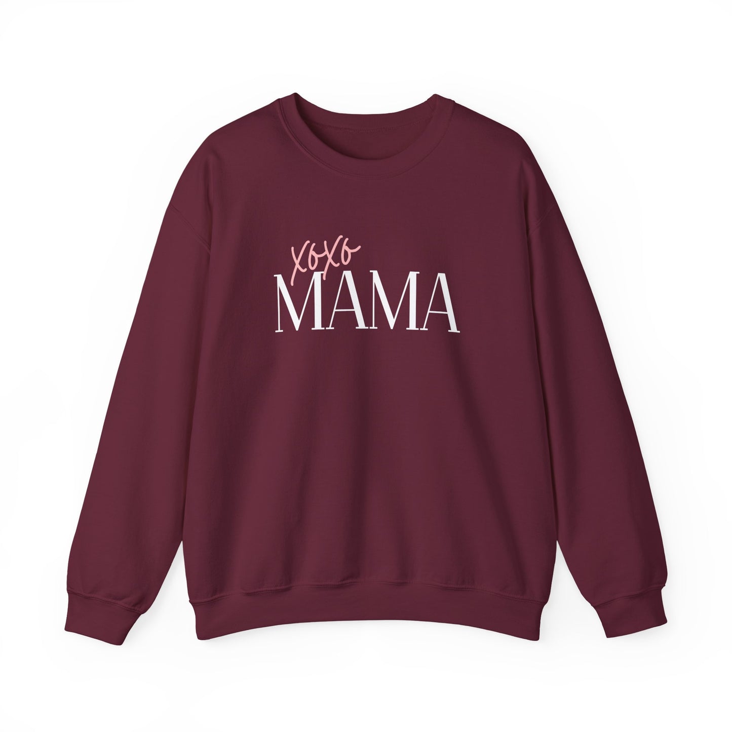 Xoxo Mama Crewneck Sweatshirt — Cozy Sweatshirt for Moms