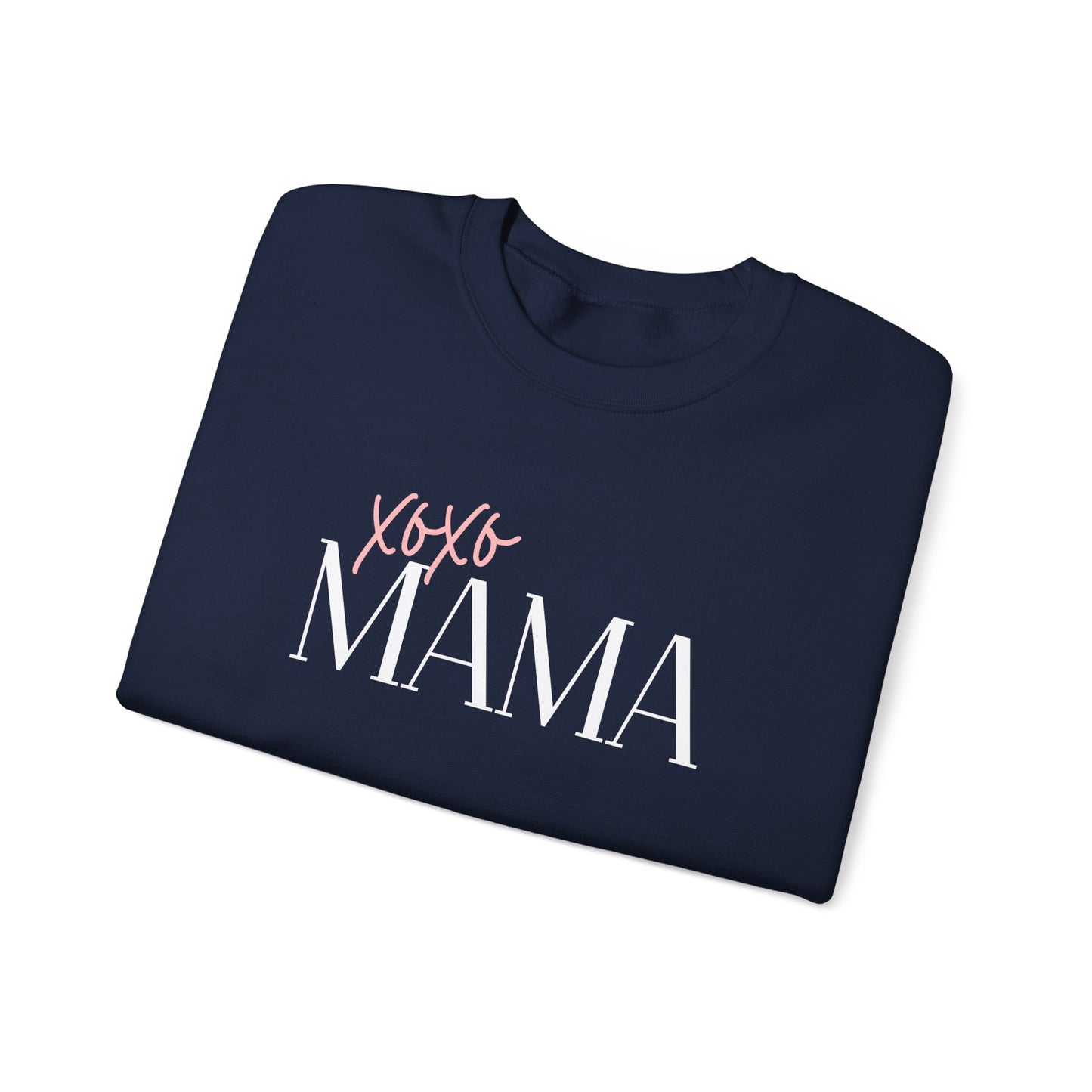 Xoxo Mama Crewneck Sweatshirt — Cozy Sweatshirt for Moms