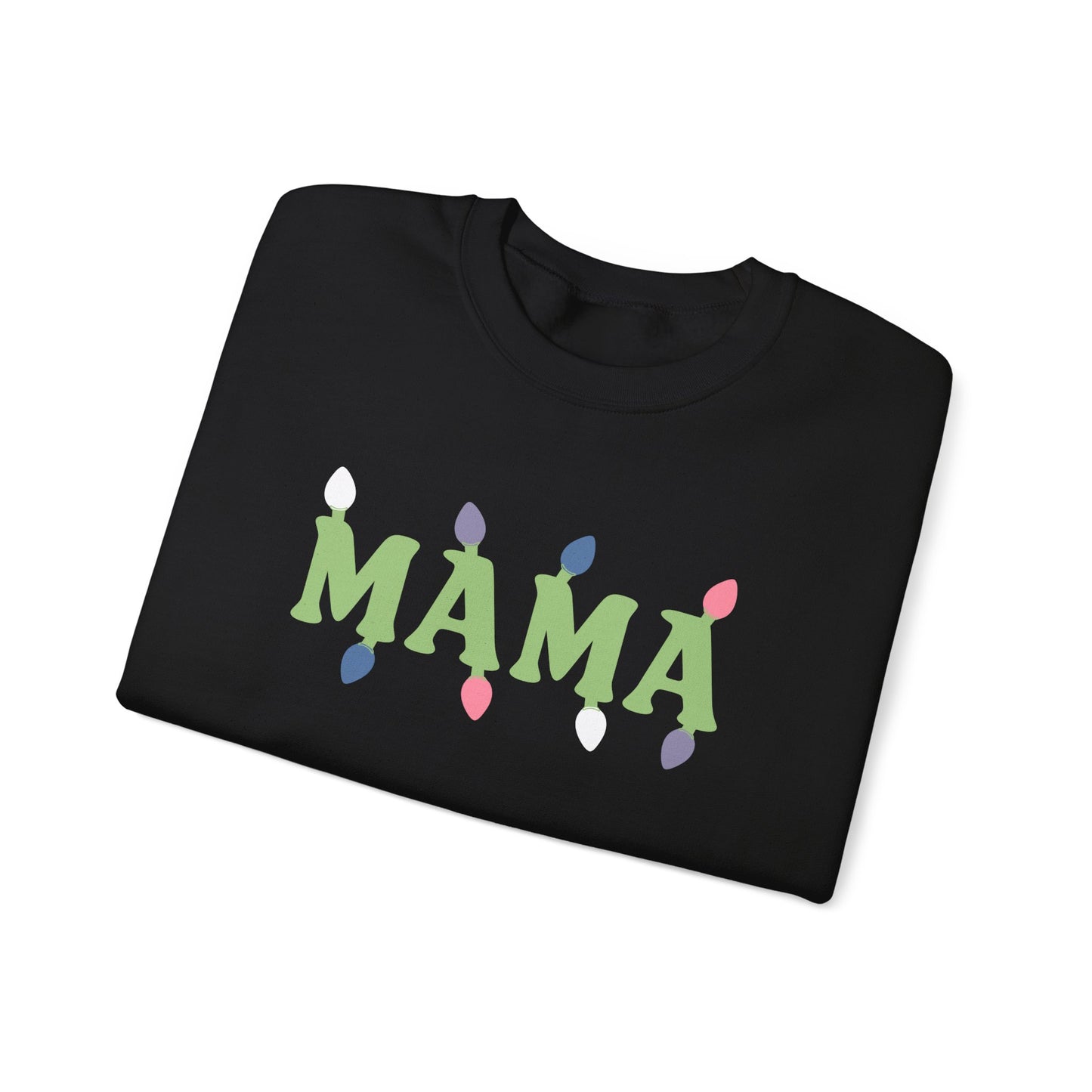 Mama Christmas Light Sweatshirt - Unisex