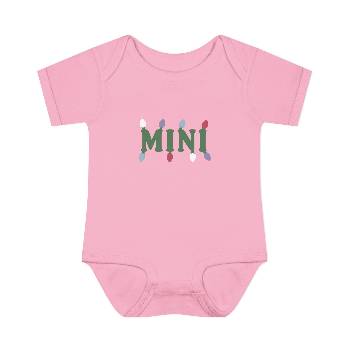 Infant Bodysuit — Mini Christmas Lights (Matches Mama Christmas Sweatshirt)